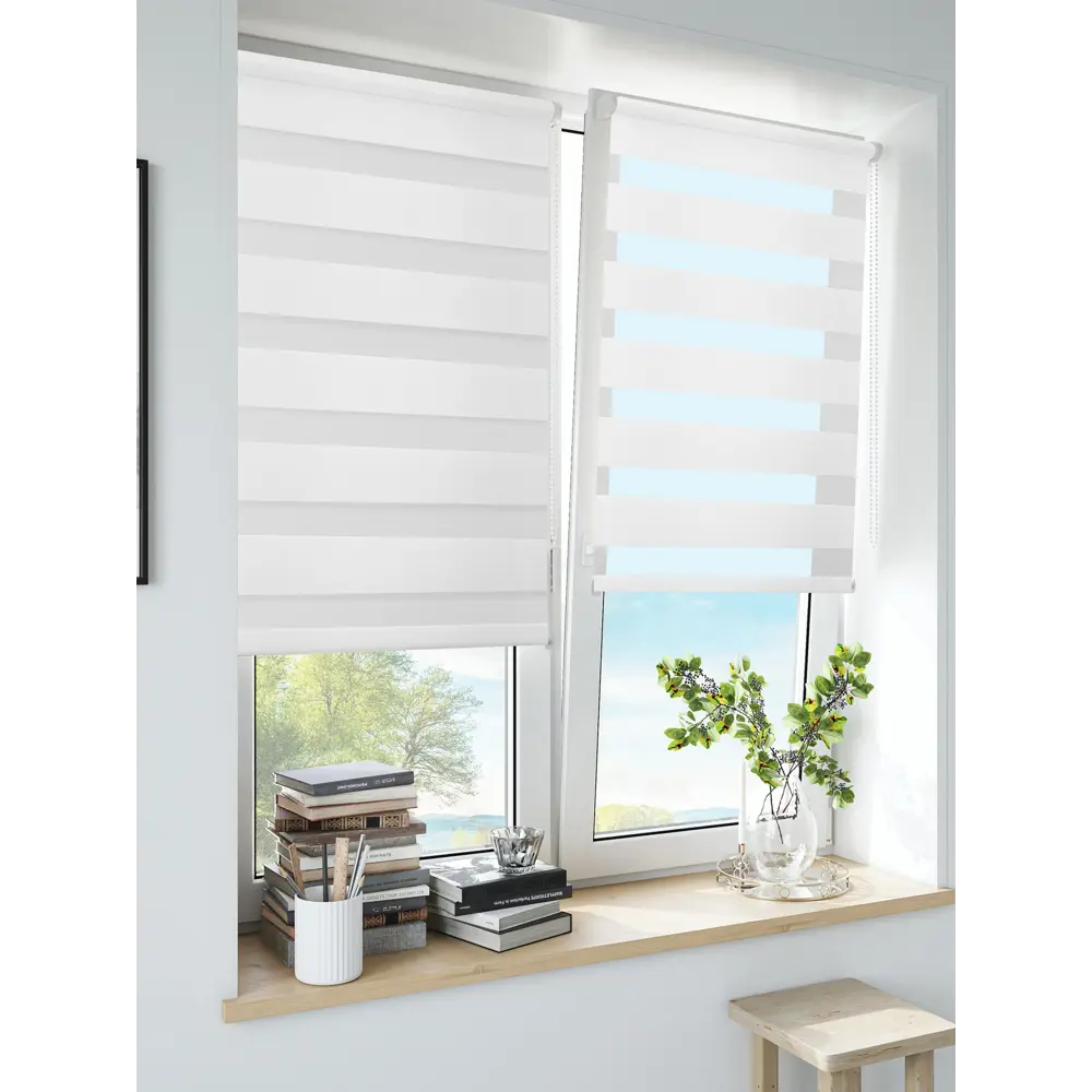 Штора рулонная день-ночь Inspire Peter 60x160 см белая White 0 82691074 STLM-2045697 - Вид №11