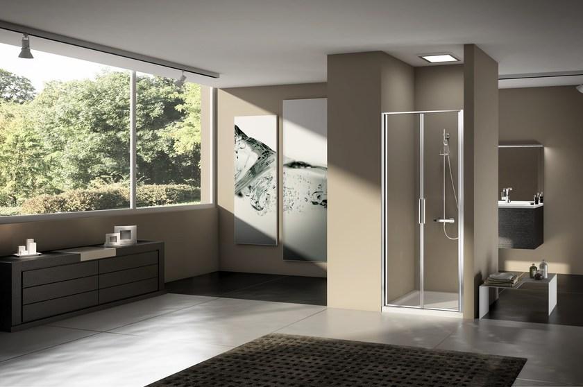 Duka Душевая ниша из алюминия и стекла Quadra – con profili verticali e orizzontali sun-id-1509018 - Вид №4