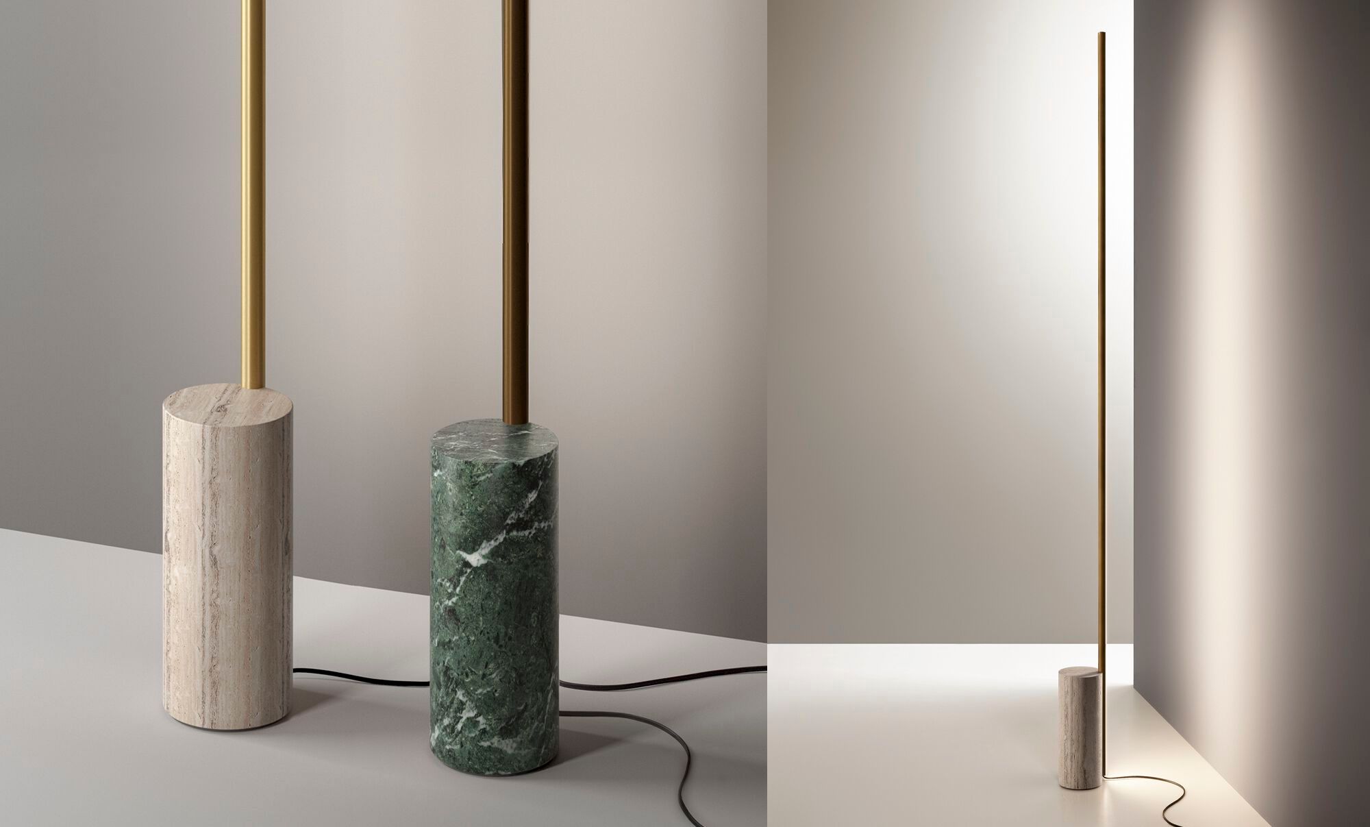 Травертин светодиодный торшер с диммером Panzeri Hilow Line ARCH-00019546 - Вид №4