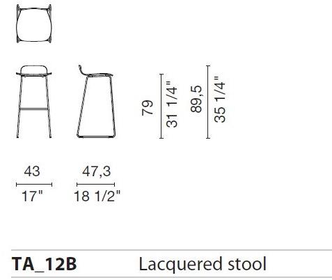 Cappellini Штабелируемый стул с обивкой из кожи или ткани Tate sun-id-1428947 - Вид №10