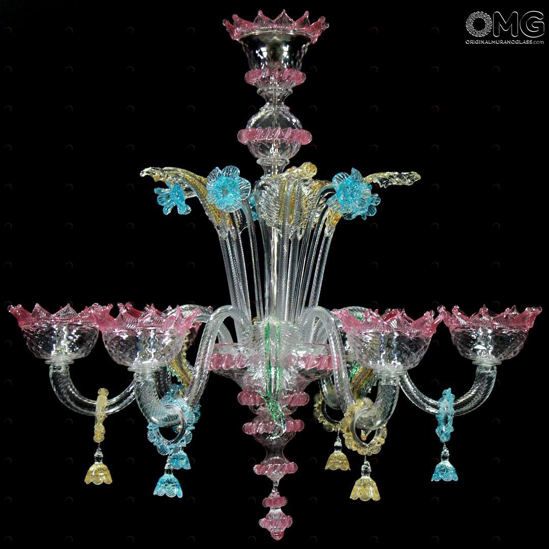 1314 ORIGINALMURANOGLASS Люстра Ка Джустиниан - Венецианская Коллекция - муранское стекло OMG  см CLASSICO