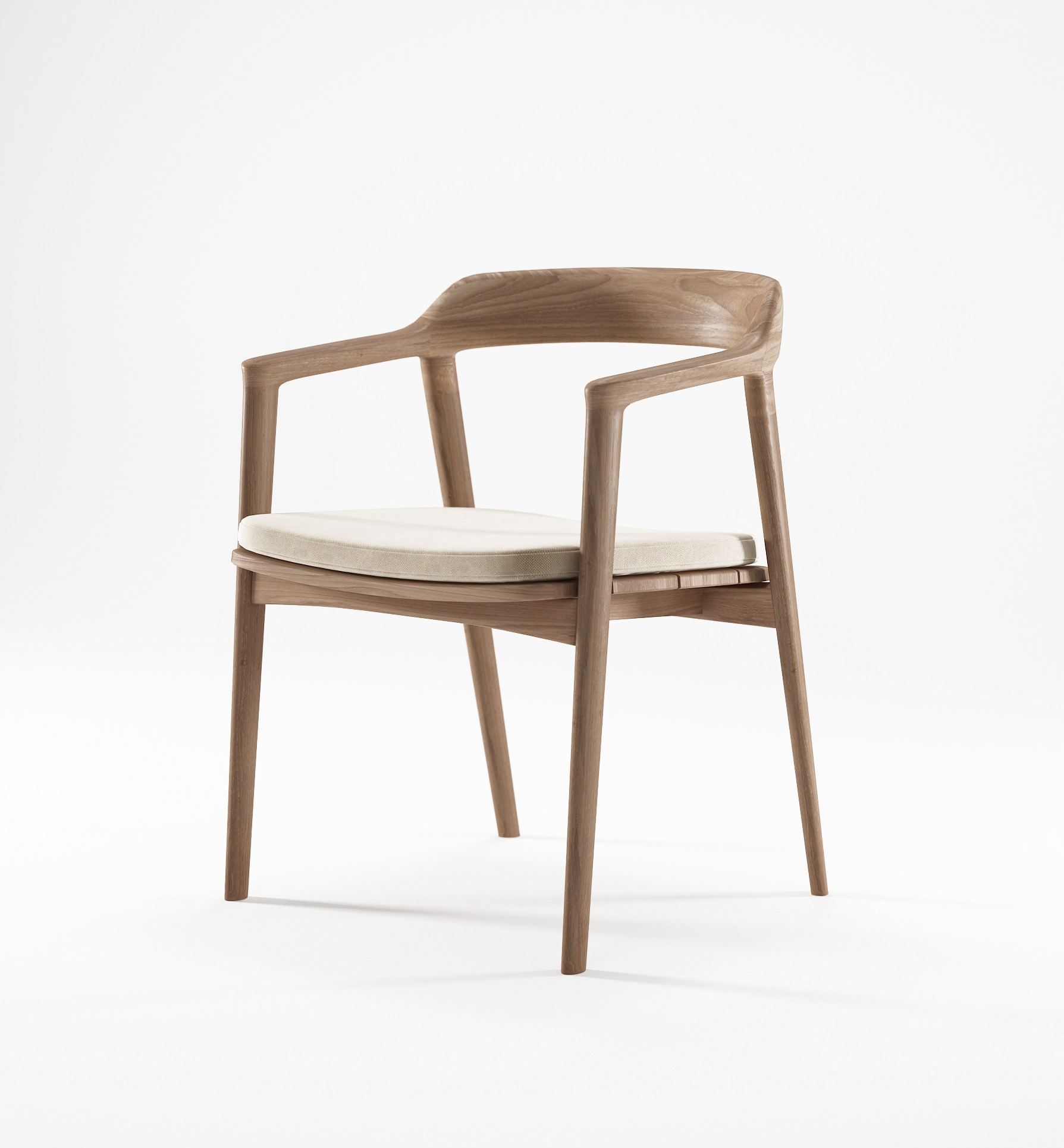 Стул из тикового дерева с подлокотниками KARPENTER Grasshopper Outdoor ARCH-00022537 - Вид №7