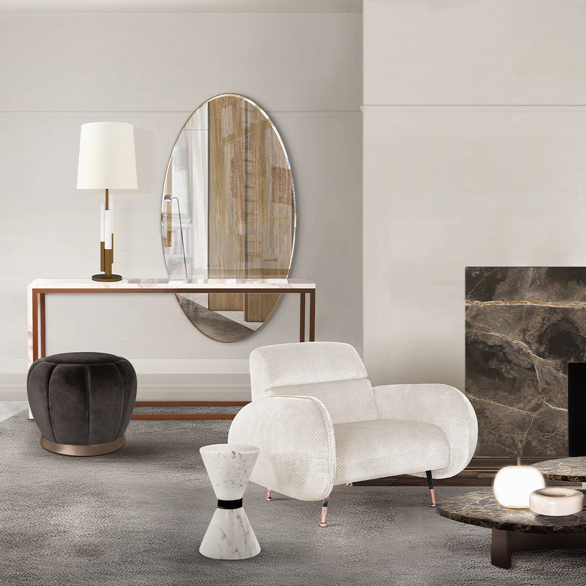 Кресла Marco Armchair Covethouse ESSENTIAL HOME  - Вид №1