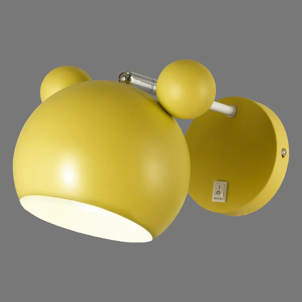 Бра Panda 1хЕ27х40 Вт цвет жёлтый LUMIN ARTE STLM-2142053 - Вид №2