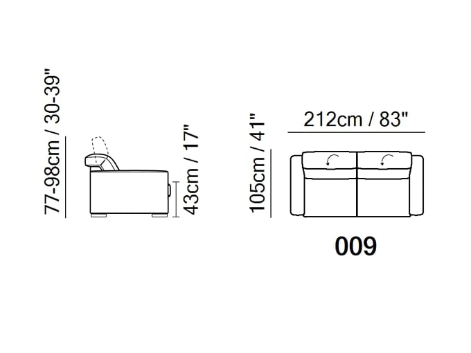 Кожаное кресло Natuzzi Italia Диез ARCH-00030078 - Вид №3