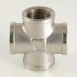 VTr.760.N.0004 Фитинг резьбовой – крестовина Valtec 1/2"  - Вид №8