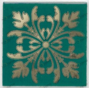 Клемансо зелёный вставка 4,9х4,9 кор (38 шт) Kerama Marazzi HGDE2525246