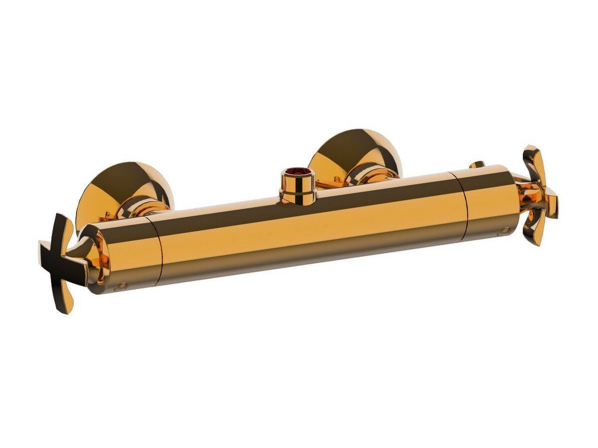 2 отверстия термостатический наружный смеситель для душа Rubinetterie Frattini Lucrezia ARCH-00152369 - Вид №1