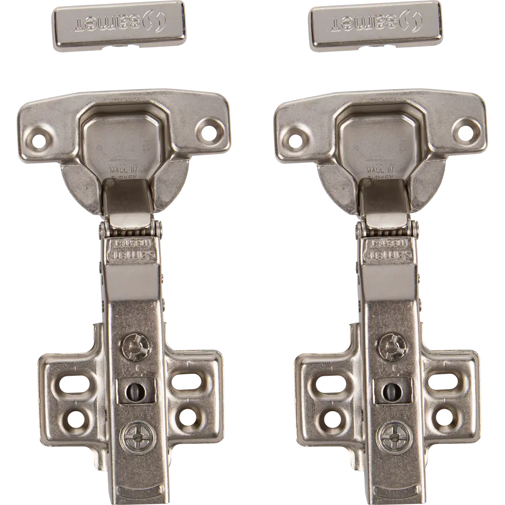 Петля мебельная с доводчиком Samet Master изгиб 0 мм 110°, 2 шт STLM-2017920 - Вид №2