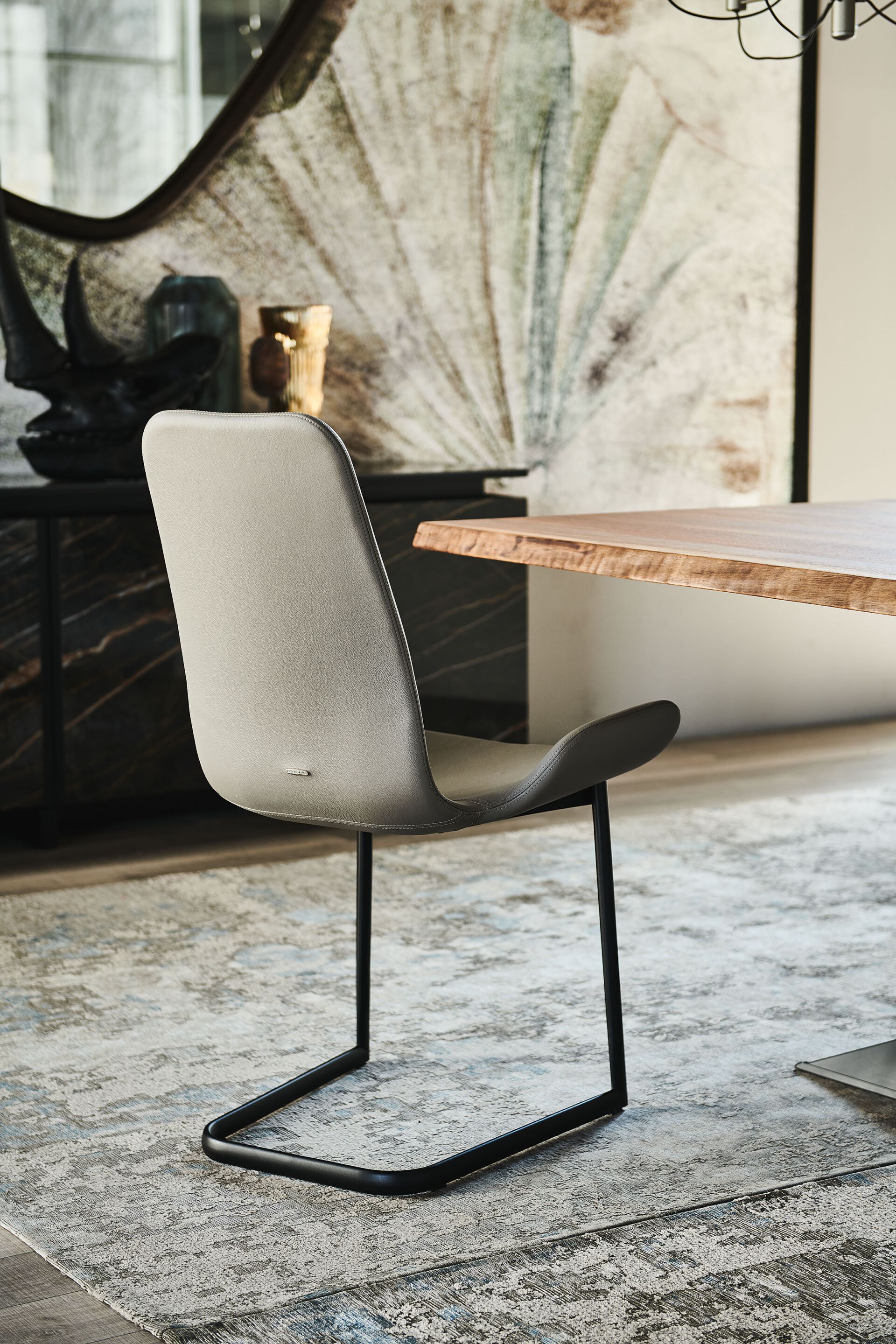 Кожаный консольный стул Cattelan italia FLAMINGO ARCH-00068268 - Вид №2