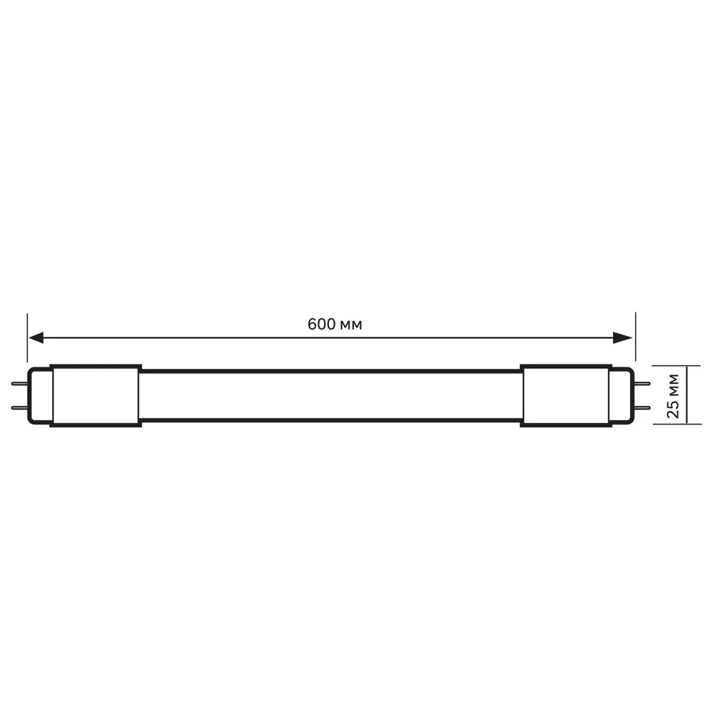 Лампа светодиодная Lexman T8 G13 В 11 Вт холодный белый свет 82994427 STLM-2162420  - Вид №4