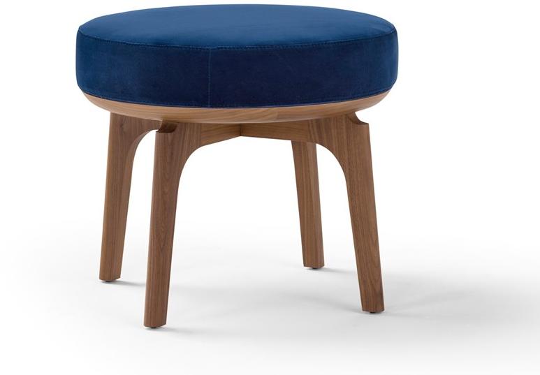 AMURA Низкий табурет с тканевой обивкой Olga Am051.001 - Вид №2