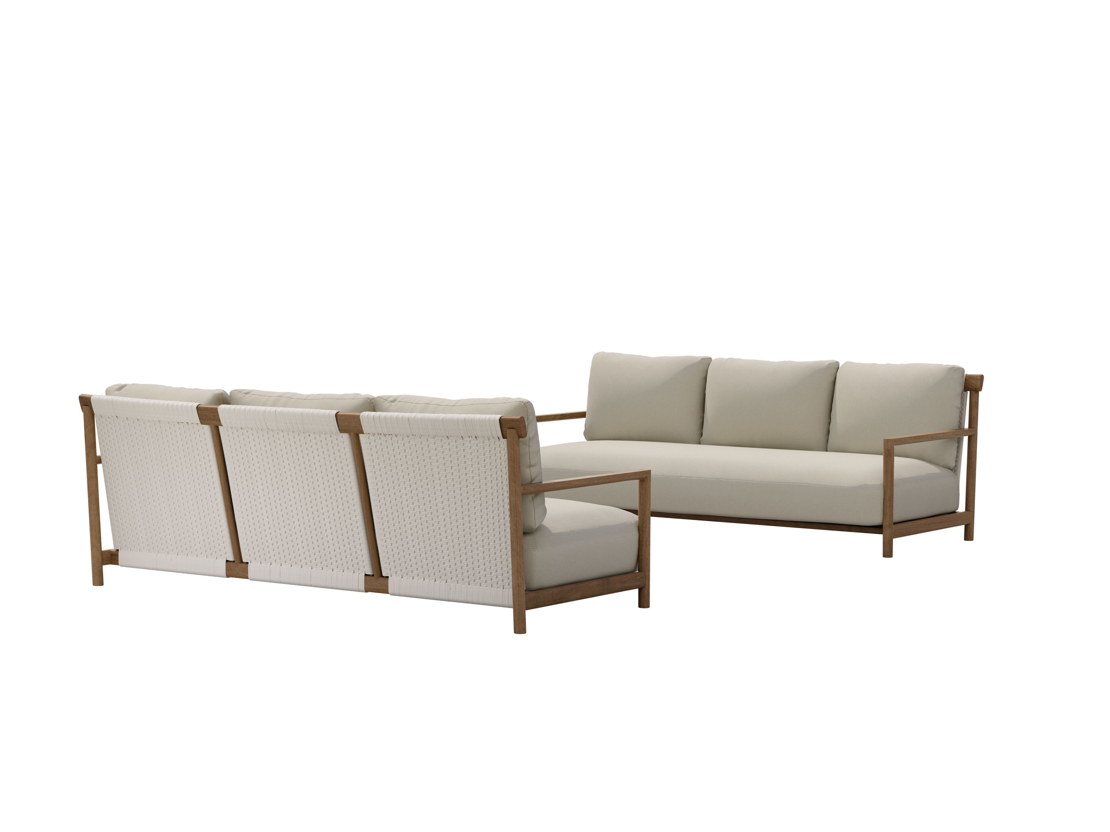 Диван из тикового дерева TRIBÙ Amanu ARCH-00092569 - Вид №1