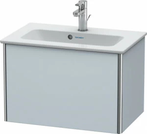 XS406509797 Тумбочка подвесная компакт XSquare #XS4065 610 x 388 мм Светло-голубой шелковисто-матовый лак
