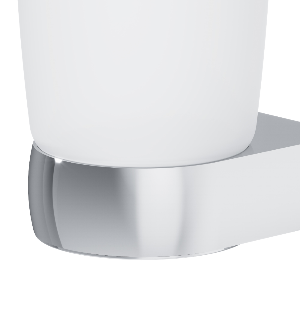 A3034300 Стеклянный стакан с настенным держателем хром шт AM.PM Sensation - Вид №4