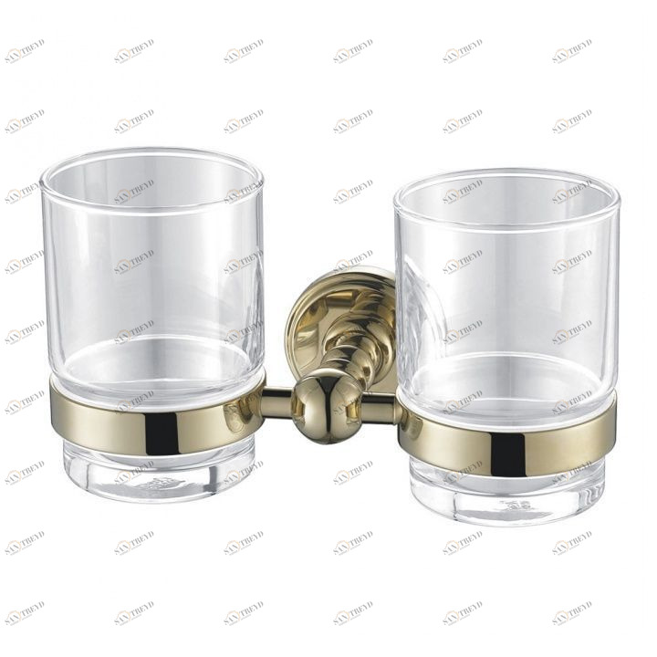 Стакан Aquanet 4684D, золото (двойной) 4600