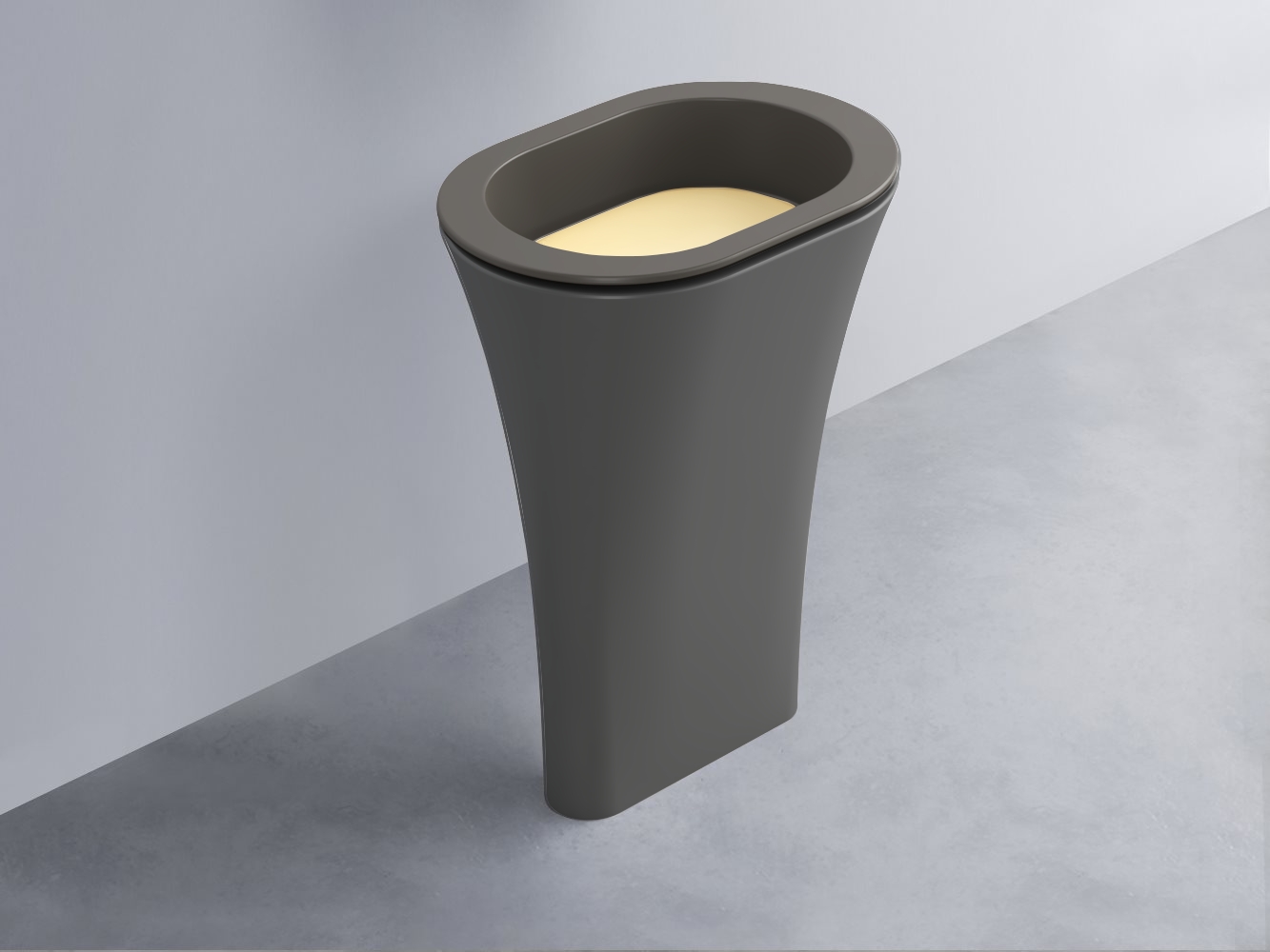 AMLA65-FN+AMPILO-CN+AMCOLO-CM Раковина Amedeo Ovale отдельностоящая cielo Enjoy + Amedeo Ceramica Cielo
