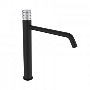 75511752 PREMIUM Черный XXL Умывальник смеситель Черный-Хром GRB MIXERS