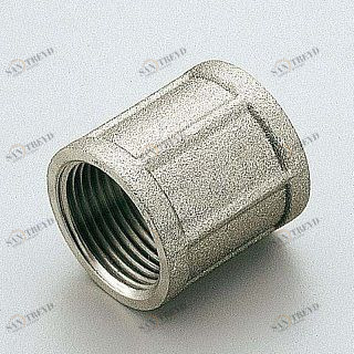Муфта 1"1/2x1"1/2 никель TIEMME 1500426