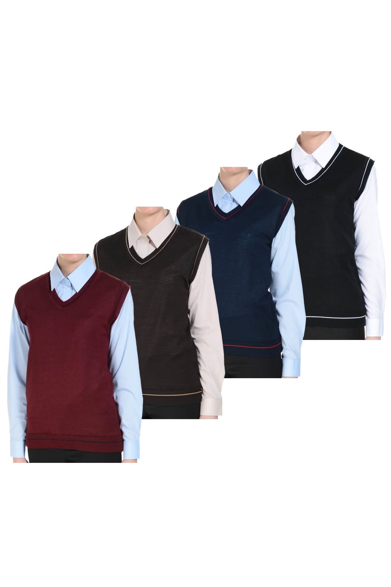 5042992 Жилет трикотажный женский в ассортименте  Одежда для официантов  размер 52-54 Спецодежда 