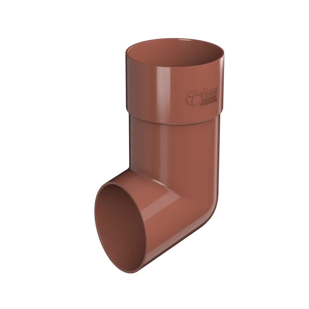 Отвод для трубы 82 мм цвет красный ТЕХНОНИКОЛЬ STLM-2032023 - Вид №1