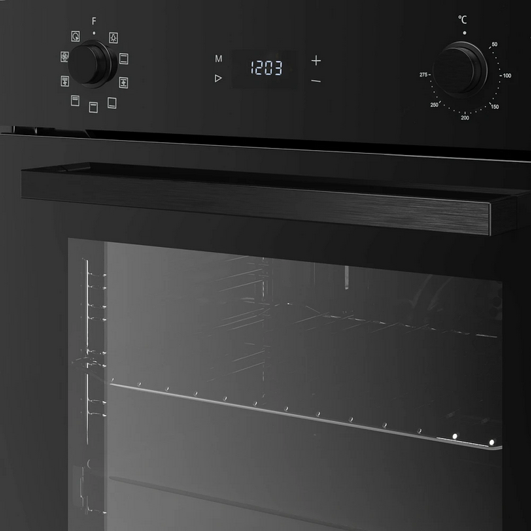 9121442 Электрический духовой шкаф Monsher MOE 6093 Noir черный STDN-0049520 - Вид №3