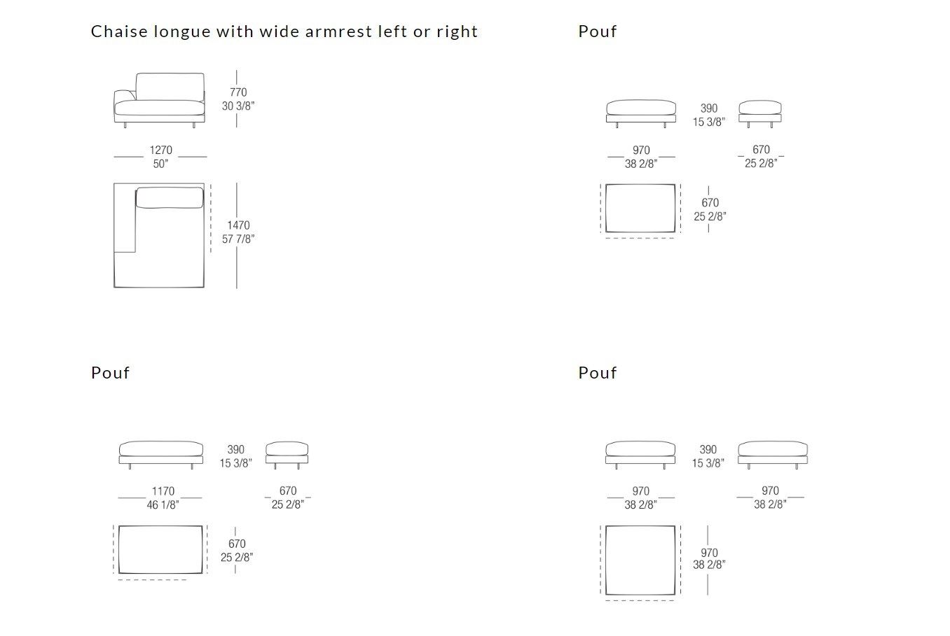 Угловой диван из ткани MisuraEmme ARGO ARCH-00053272 - Вид №18