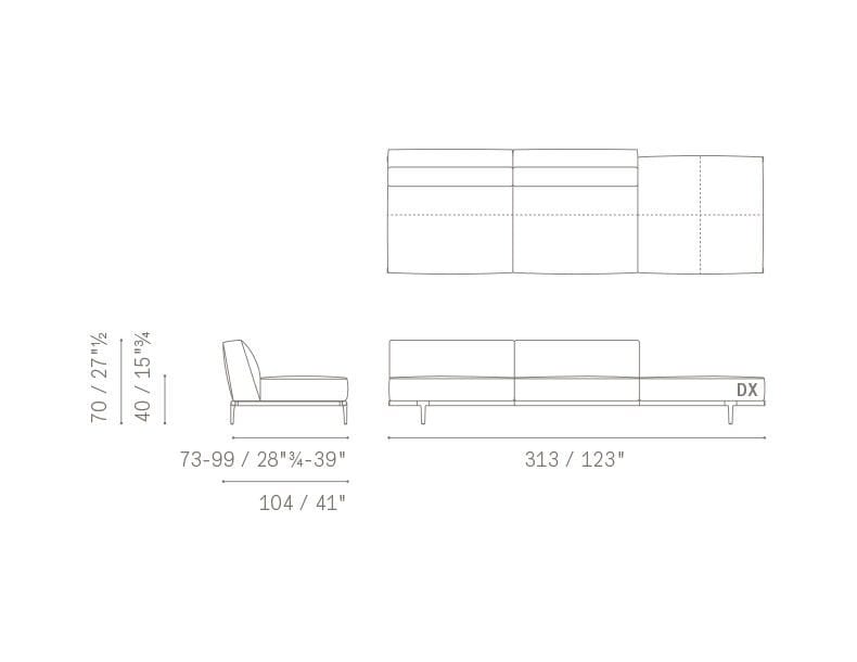 Ткань диван Poltrona Frau коллекция-диваны и кресла ARCH-00009449 - Вид №30