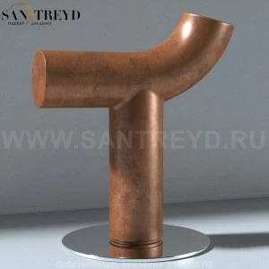 470183 Табурет “Cow” в комплекте с стальным основанием.