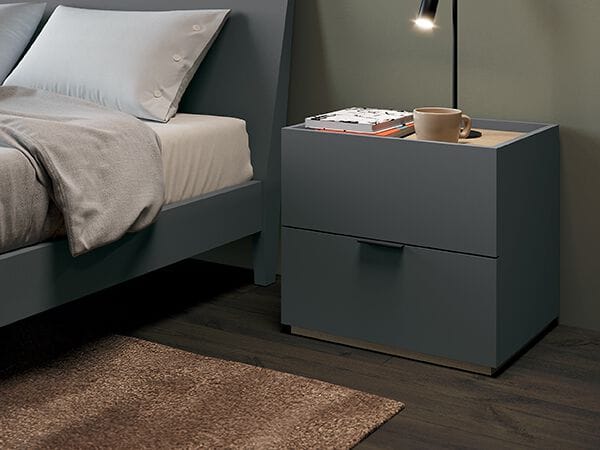 Деревянная прямоугольная тумбочка с ящиками Febal Casa Dido ARCH-00077996