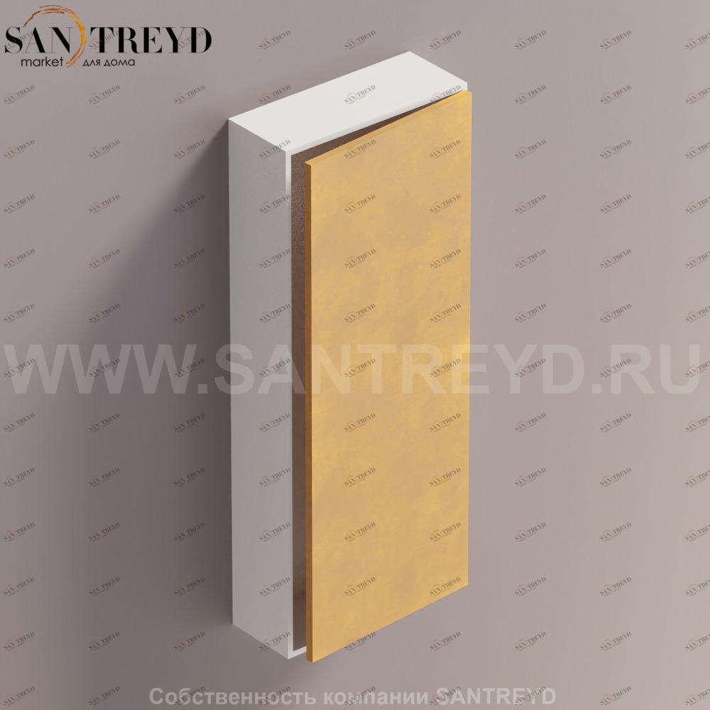 LIFT Модульный шкаф 100 см с правой дверью на доводчиках. Модули могут располагаться горизонтально и вертикально. Отделка: белая краска и натуральная кожа. AMOB053NALZDX Agape