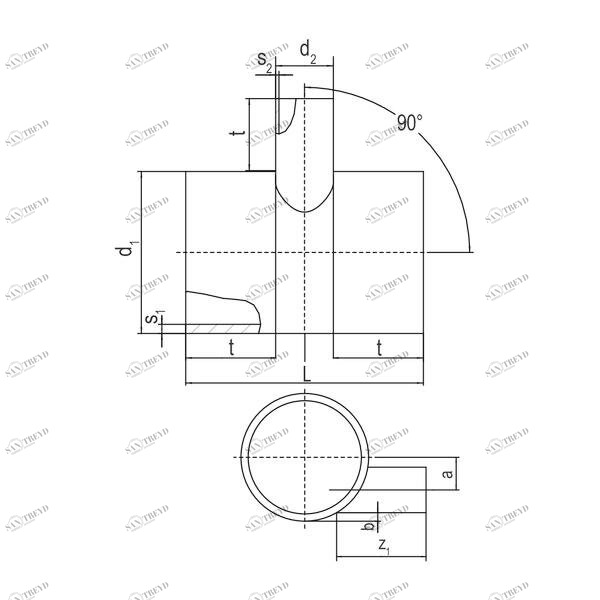 SANIT 352822210 Простые питатели с sohlgleichen, снижение ветви 90 ° (фитинги) сопла 