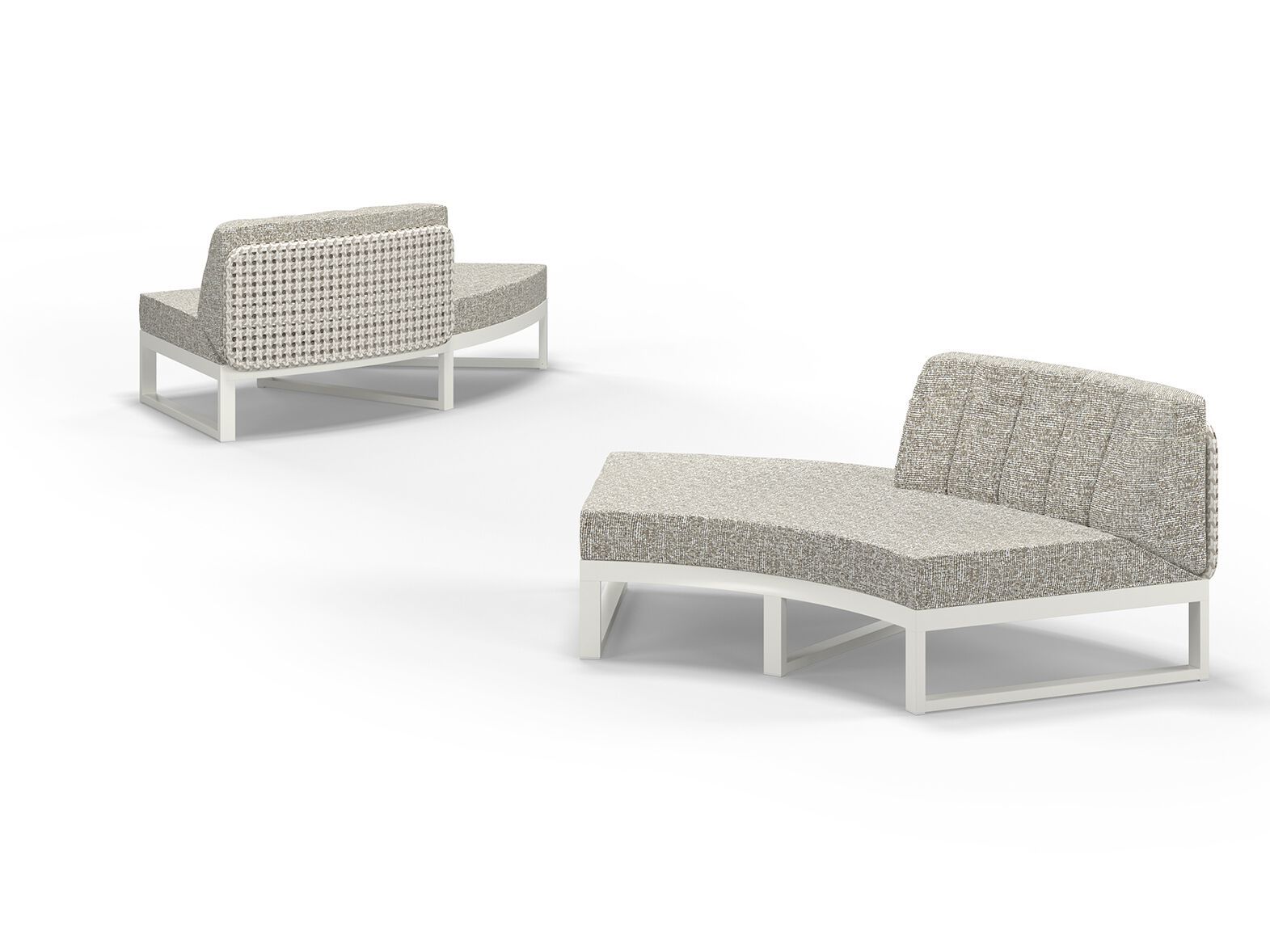 Тканевый изогнутый модульный садовый диван MAMAGREEN Munia ARCH-00118904 - Вид №6