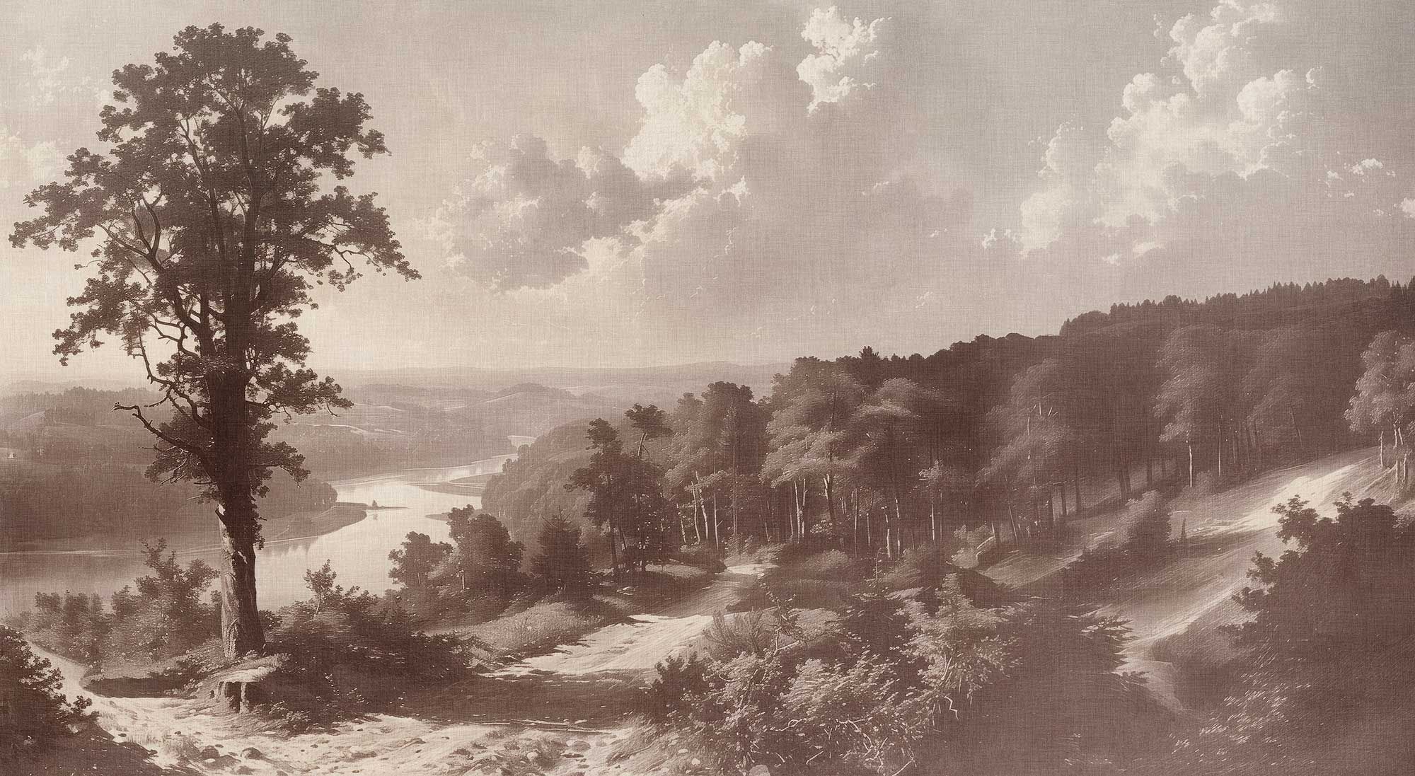 Панорамные обои с пейзажами Tecnografica New Romantic ARCH-00056331 - Вид №4