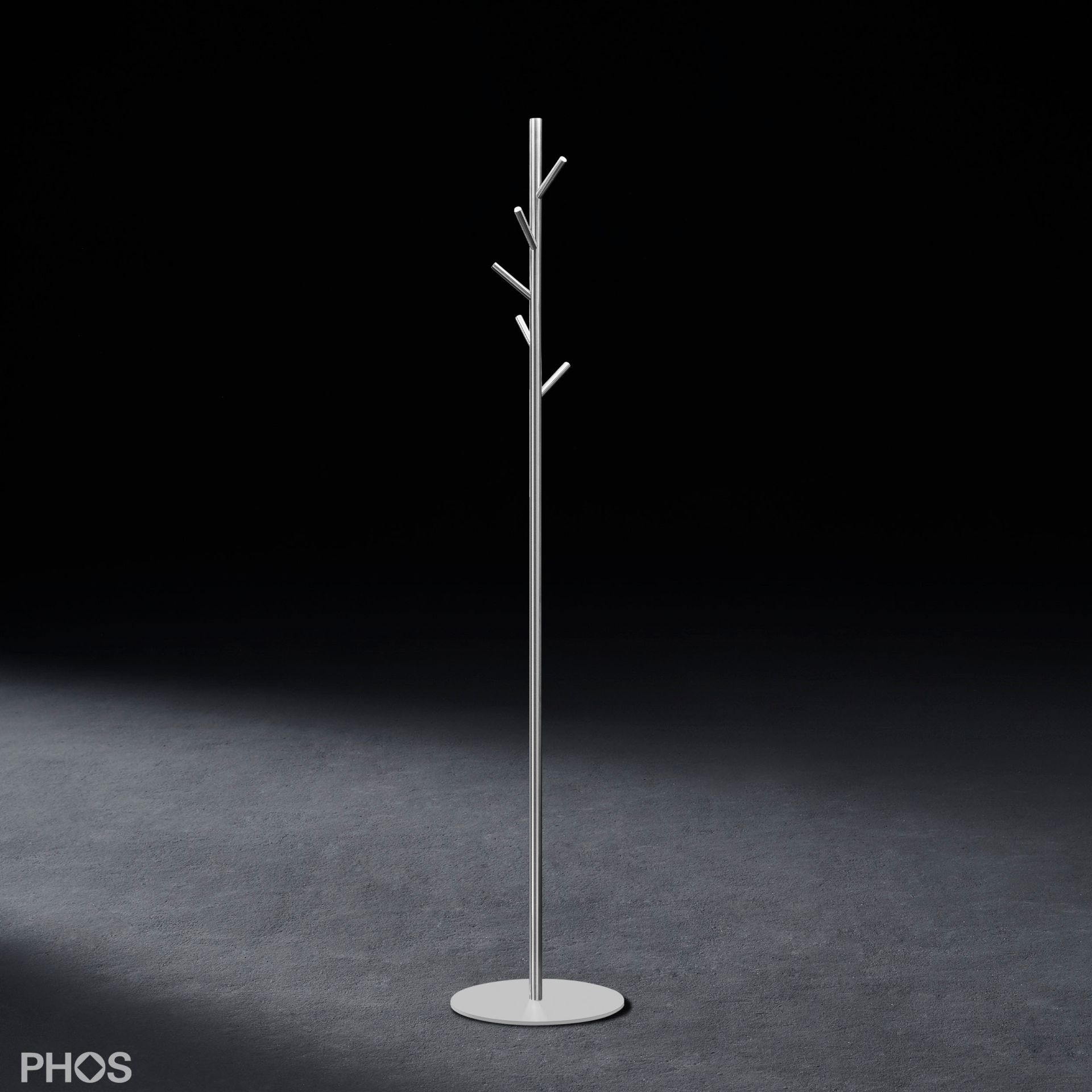 GSTR-BPW Вешалка для одежды ramus, основание: белое. PHOS 