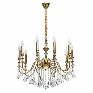 Подвесная люстра MW-Light Консуэлло 614012610 MW-LIGHT ДИЗАЙНЕРСКИЕ, КОНСУЭЛЛО 285795 Бронза