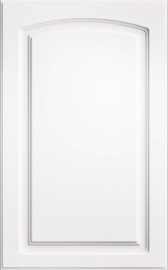 Фасады для кухни Классика Фрезеровка «Арка+» Белая лилия №538