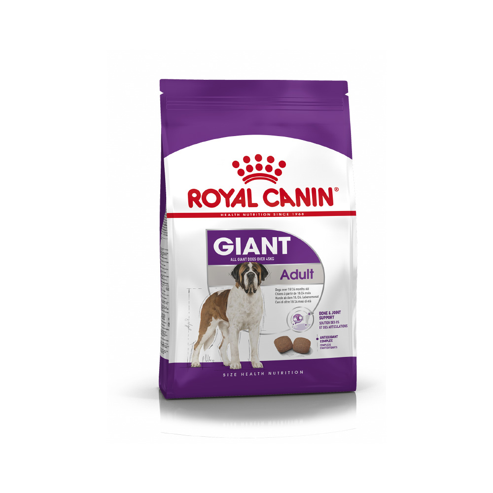 Т00008734 Корм для собак Size Giant Adult для гигантских пород старше 18 месяцев сух. 4кг ROYAL CANIN 