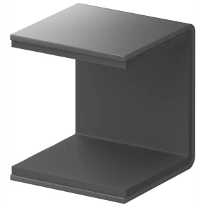 Скоба крепёжная для стеллажа Spaceo KUB Paris 35 мм металл цвет черный