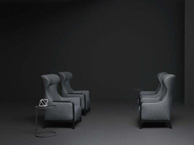 PIAVAL Кресло из ткани с подлокотниками с высокой спинкой Cameo | contract 100-62/3 - Вид №2