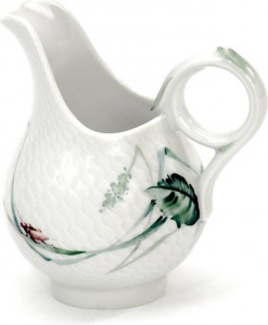 77347 Meissen Молочник 120мл "Игра волн, рельеф, дикая флора" Фарфор