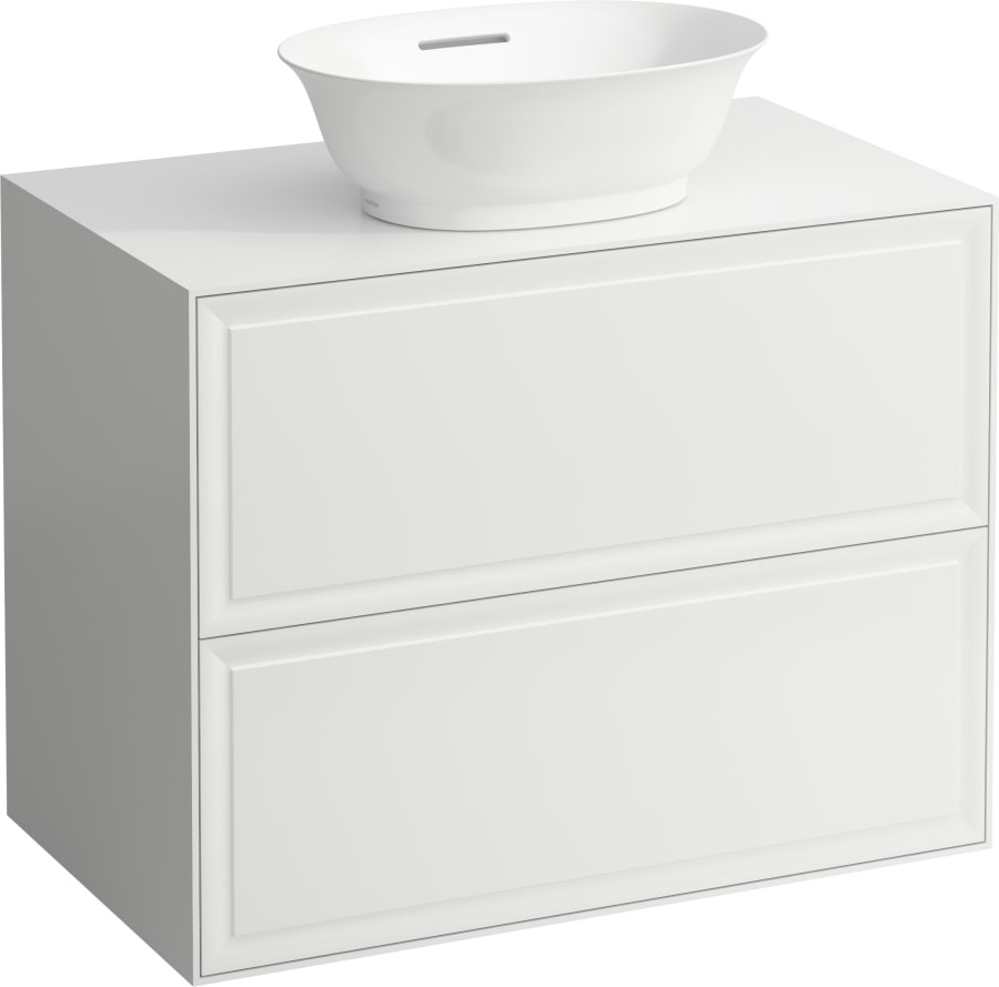 H4060120851701 Шкафчик 800, 2 ящика, совместим с раковиной-чашей 812850, 812851, 812852, 812853 LAUFEN PRO