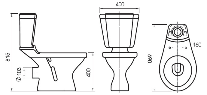 S-KO-MIR-TOP-ST-P-w Унитаз Mito Santreyd  - Вид №1