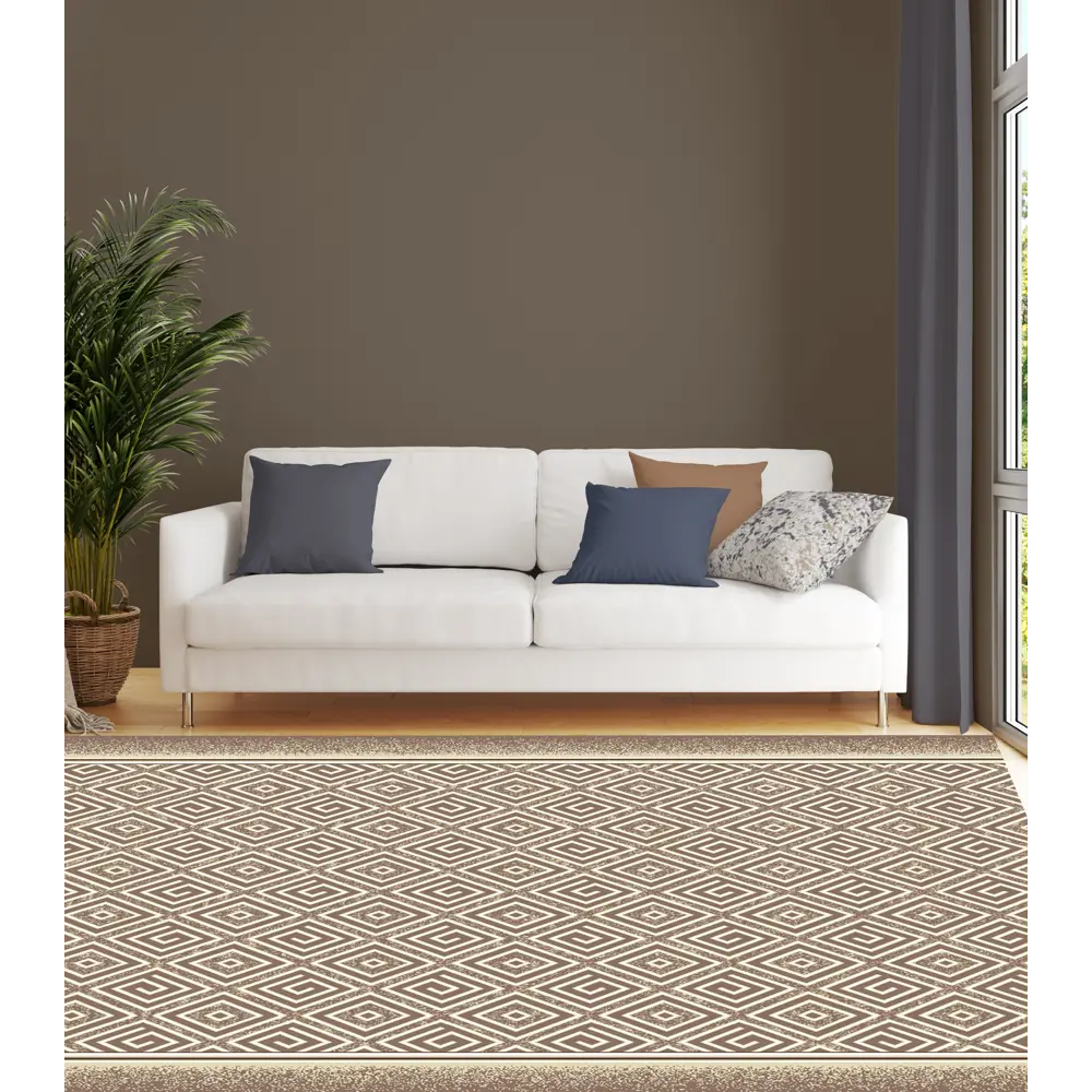 Дорожка ковровая «Оти» 1 м, цвет коричневый ВИТЕБСКИЕ КОВРЫ STLM-2200315 - Вид №4