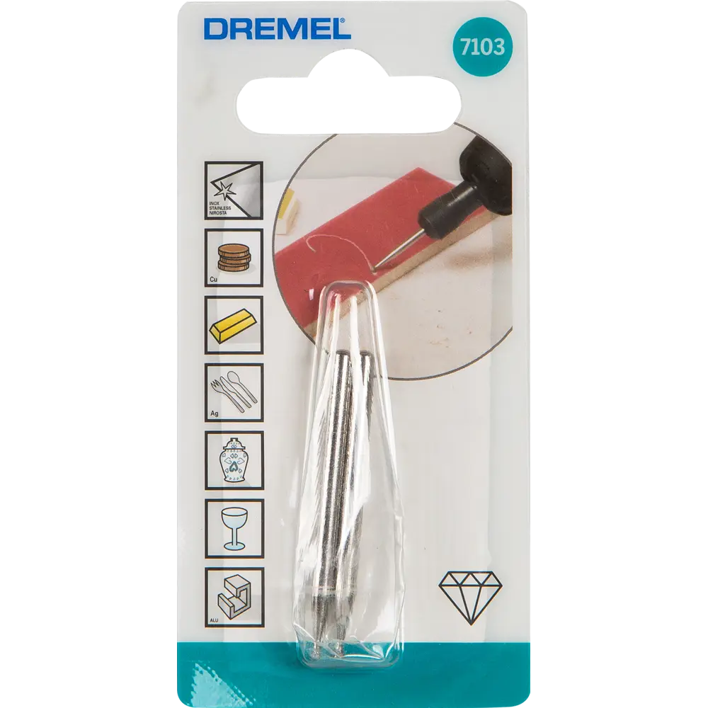 Насадка для нарезания резьбы и гравировки Dremel 7103, 2 мм STLM-2018129 - Вид №2