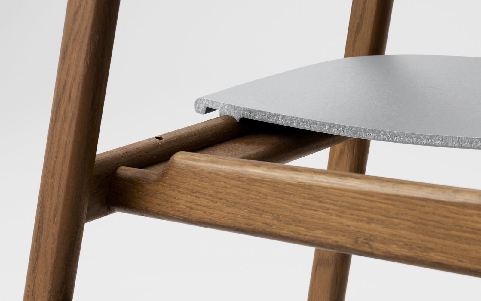 1401006 Herit Chair Smoked Oak Grey Normann Копенгаген Normann Copenhagen  - Вид №3