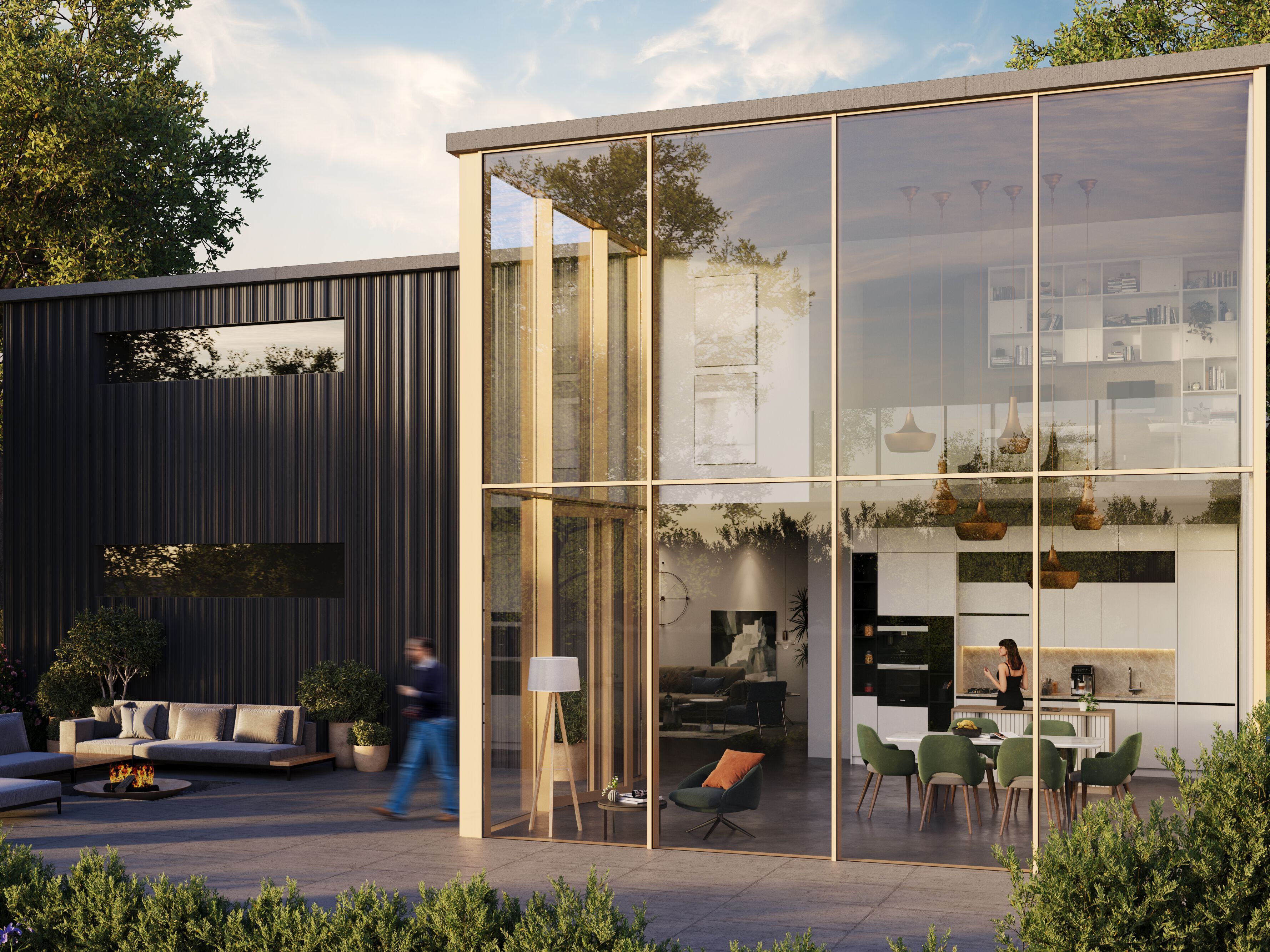 Алюминиевая система навесной стены Reynaers Aluminium SLIMWALL 35 ARCH-00068461