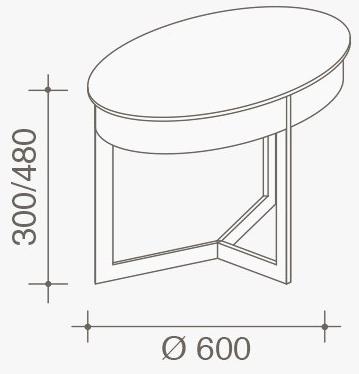 Lema Журнальный столик / прикроватная тумбочка из дерева sun-id-1446108 - Вид №11