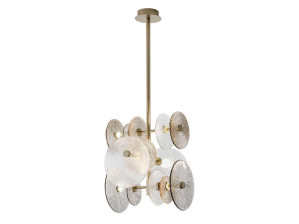 Потолочный светильник из дутого стекла