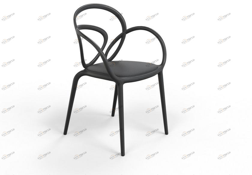 Qeeboo Штабелируемый стул из полипропилена со встроенной подушкой sun-id-1394432